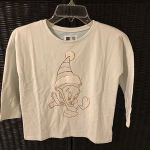 NEW GIRLS GAP PALE GREEN SHIRT